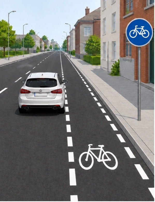 Het fietspad