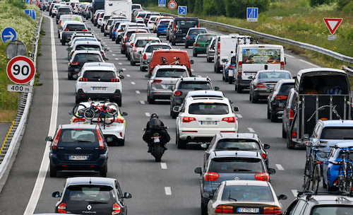 Invoegen op de autosnelweg