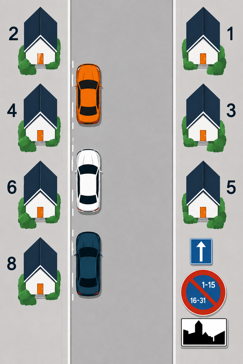 Stationnement autorisé