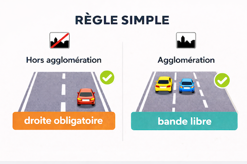 La vitesse en agglomération et hors agglomération